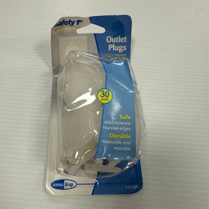 Safety 1st Child Safety Outlet Plugs 30-Pack Clear One Size Damaged Box